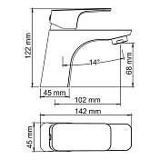 Смеситель Wasserkraft Salm 2703 для раковины , изображение 4