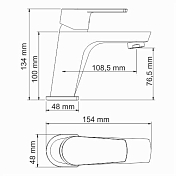 Изображение Смеситель Wasserkraft Dill 6103 для раковины Смеситель Wasserkraft Dill 6103 для раковины , изображение 5