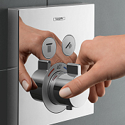 Термостат Hansgrohe ShowerSelect 15763000 для душа , изображение 4