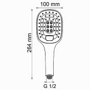 Изображение Душевая лейка Wasserkraft A062 Душевая лейка Wasserkraft A062 , изображение 5