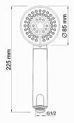 Изображение Душевая лейка Wasserkraft A035 Душевая лейка Wasserkraft A035 , изображение 7