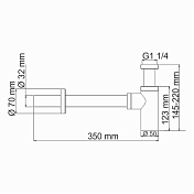 Изображение Сифон для раковины Wasserkraft A094 Сифон для раковины Wasserkraft A094 , изображение 2