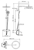 Изображение Душевая стойка Wasserkraft A18801 Thermo Душевая стойка Wasserkraft A18801 Thermo , изображение 9