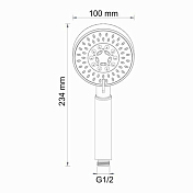 Душевой комплект Wasserkraft Berkel A16028 Thermo , изображение 11