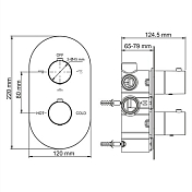 Изображение Душевой комплект Wasserkraft Berkel A174868 Thermo Душевой комплект Wasserkraft Berkel A174868 Thermo , изображение 11