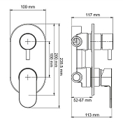 Душевой комплект Wasserkraft Dinkel A175819 , изображение 13