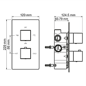 Изображение Душевой комплект Wasserkraft Alme A171519 Thermo Душевой комплект Wasserkraft Alme A171519 Thermo , изображение 13