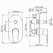 Душевой комплект Wasserkraft Dill A16629 , изображение 11