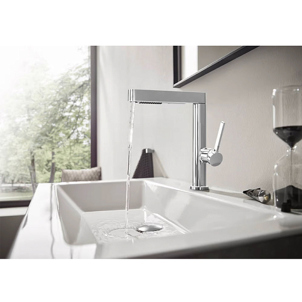 Смеситель Hansgrohe Finoris 76063000 для раковины , изображение 3