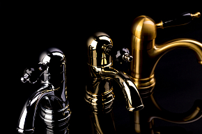 Фото Смеситель Boheme Tradizionale Oro 281 для раковины