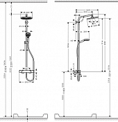Изображение Душевая стойка Hansgrohe Crometta S 27268000 Душевая стойка Hansgrohe Crometta S 27268000 , изображение 5