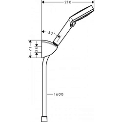 Фото Душевой гарнитур Hansgrohe Vernis Blend 26273000