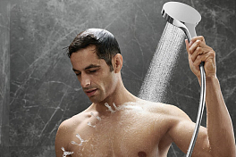 Изображение Душевая лейка Hansgrohe Rainfinity EcoSmart 26865000 Душевая лейка Hansgrohe Rainfinity EcoSmart 26865000 , изображение 7