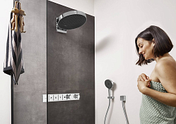 Изображение Душевая лейка Hansgrohe Rainfinity EcoSmart 26865000 Душевая лейка Hansgrohe Rainfinity EcoSmart 26865000 , изображение 8