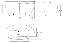 Изображение Акриловая ванна BelBagno BB77-1700-W0 170х80 Акриловая ванна BelBagno BB77-1700-W0 170х80 , изображение 4