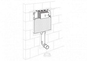 Фото Смывной бачок скрытого монтажа BelBagno BB025-CS