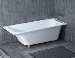 Фото Ванна из искусственного камня Salini Orlando Kit 102111M 170х70 матовая