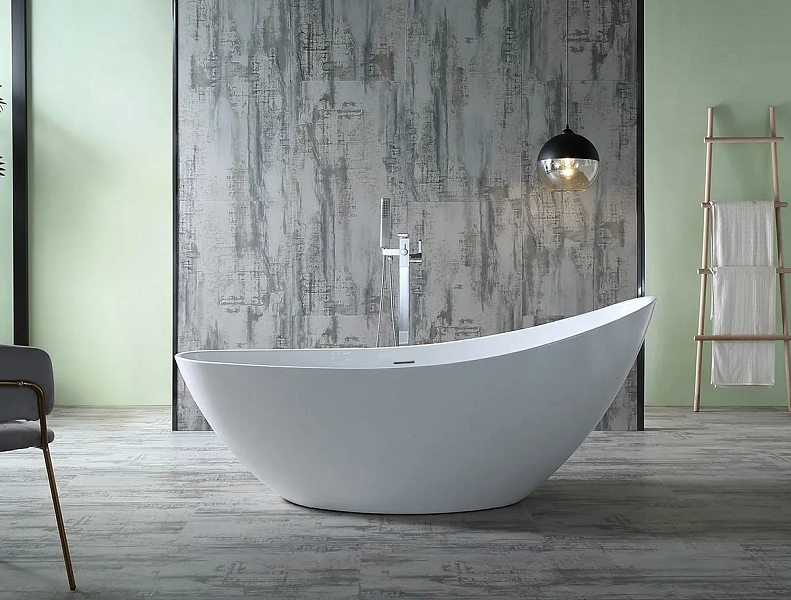 Акриловая ванна Abber AB9233 184х79 , изображение 3
