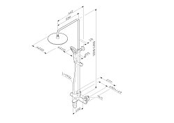 Душевая стойка AM.PM Gem F0790520 , изображение 13