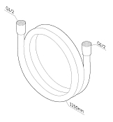 Изображение Душевой шланг AM.PM F0412122 Душевой шланг AM.PM F0412122 , изображение 2