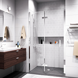 Фото Душевая дверь в нишу Wasserkraft Aller 10H05L 120 см