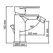Смеситель Wasserkraft Mindel 8506 для биде , изображение 10