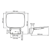 Изображение Сиденье для душа Wasserkraft SS402 черное Сиденье для душа Wasserkraft SS402 черное , изображение 2