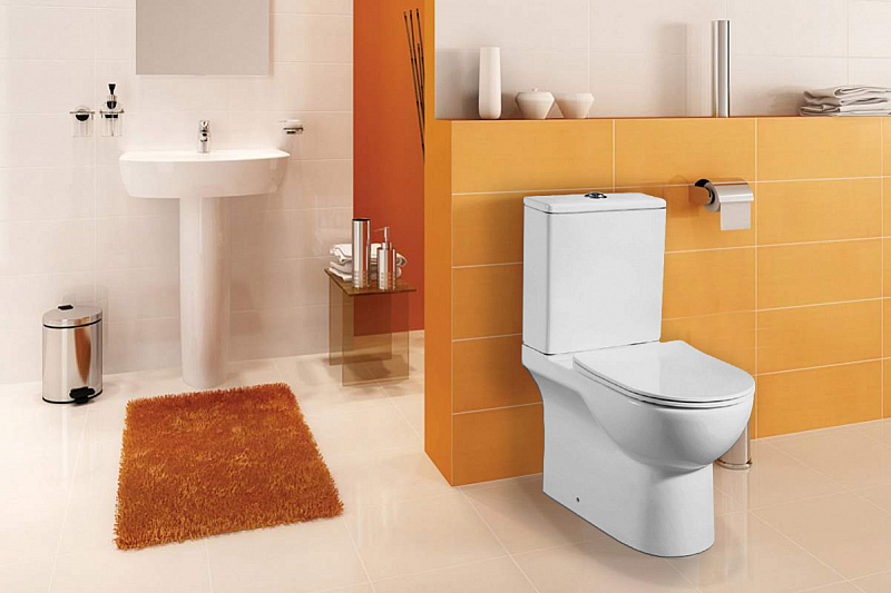 Унитаз-компакт Azario Ambra AZ848 безободковый , изображение 2