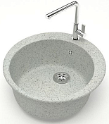 Изображение Мойка кухонная Azario Vital CS00078348 светло-серая Мойка кухонная Azario Vital CS00078348 светло-серая , изображение 2