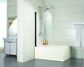 Фото Шторка на ванну Azario Merrit AZNF6211800BLACK