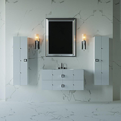 Фото Шкаф-пенал Armadi Art Vallessi Avantgarde Piazza 35 белый, хром