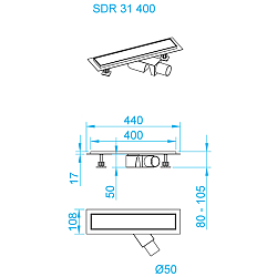 Фото Душевой трап RGW Shower Drain SDR-31B 47213140-04