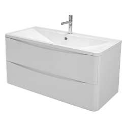 Фото Тумба под раковину BelBagno Acqua 80 подвесная, bianco lucido