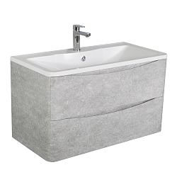 Фото Тумба под раковину BelBagno Acqua 90 подвесная, cemento verona grigio