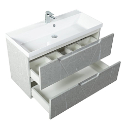 Фото Тумба под раковину BelBagno Vittoria 80 подвесная, toros bianco