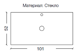 Изображение Столешница Armadi Art NeoArt 100 серебро Столешница Armadi Art NeoArt 100 серебро , изображение 3