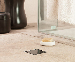 Фото Душевой трап Pestan Confluo Standard Dry 1 Black Glass 13000101 черный