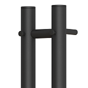 Полотенцесушитель электрический Point Деметра П3 8x120 черный , изображение 4