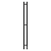 Изображение Полотенцесушитель электрический Point Гермес П3 8x120 черный Полотенцесушитель электрический Point Гермес П3 8x120 черный , изображение 1