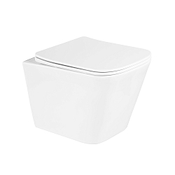 Фото Комплект BelBagno Due BB3103CHR/SC/BB002-80/BB018-GV-BIANCO кнопка смыва белая