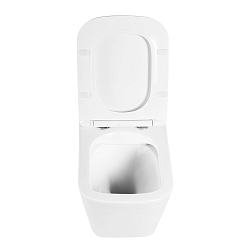 Фото Комплект BelBagno Due BB3103CHR/SC/BB002-80/BB018-GV-BIANCO кнопка смыва белая