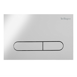 Фото Комплект BelBagno Sfera-R BB046CHR/BB2111SC/BB002-80/BB005-PR-CHROME кнопка смыва хром глянец