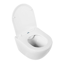 Фото Комплект BelBagno Amanda BB051CHR/BB051SC/BB002-80/BB014-SR-BIANCO кнопка смыва белая
