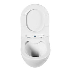 Фото Комплект BelBagno Amanda BB051CHR/BB051SC/BB002-80/BB014-SR-BIANCO кнопка смыва белая