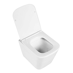 Фото Комплект BelBagno Due BB3103CHR/SC/BB002-80/BB014-SR-BIANCO кнопка смыва белая