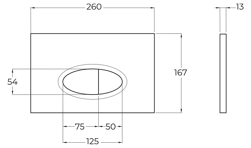 Кнопка смыва BelBagno BB052BL белый глянец , изображение 2