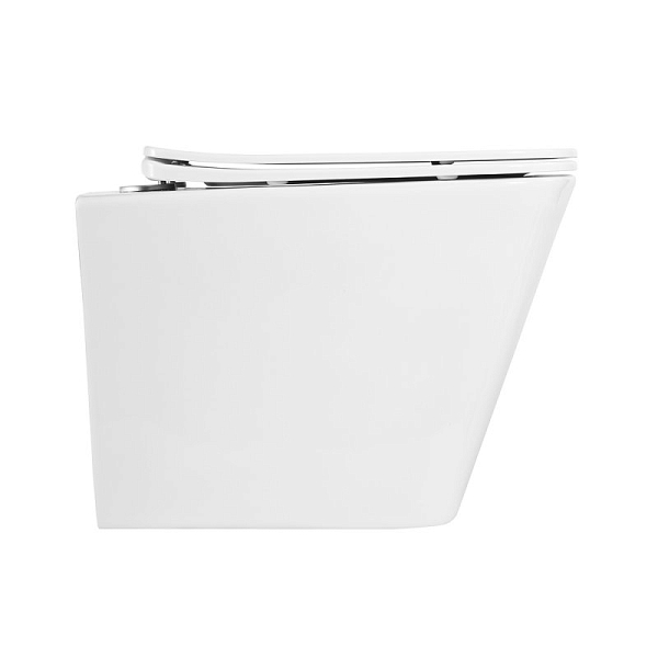 Унитаз подвесной BelBagno Due безободковый , изображение 3