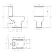 Изображение Унитаз-компакт BelBagno Aurora безободковый Унитаз-компакт BelBagno Aurora безободковый , изображение 11