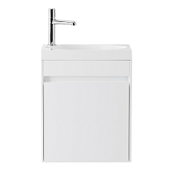 Фото Тумба под раковину BelBagno Pietra Mini 40 R подвесная, bianco lucido