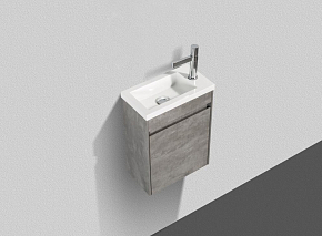 Фото Тумба под раковину BelBagno Pietra Mini 40 R подвесная, stucco cemento